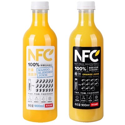 农夫山泉NFC鲜榨果汁橙汁