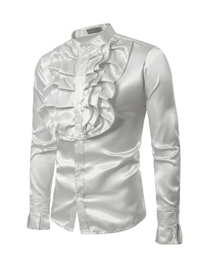 魔术师表演服司仪主持大合唱衬衣
