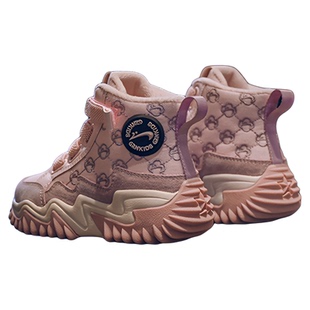 贵人鸟女童鞋子雪地靴大棉鞋冬鞋加绒男童2025冬季新款儿童运动鞋