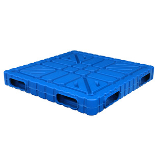 一体双面吹塑塑料托盘叉车卡板货物栈板防潮板仓库垫板垫仓板加厚