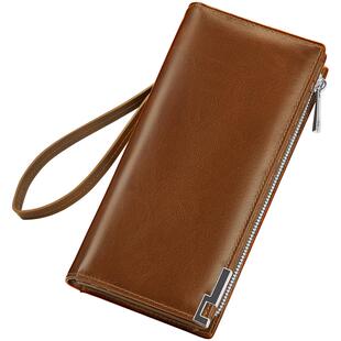 英皇保罗钱包男士长款2025新款多功能手包帆布大容量卡包送男友