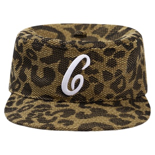 Wasc美式羊毛料平顶帽复古立体字母药盒帽千鸟格棒球帽男帽子女款