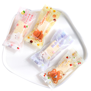 牛轧糖包装袋奶糕雪花酥太妃糖果包装纸糖纸牛扎糖机封透明小袋子