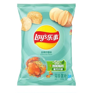 乐事薯片金黄炒蟹味70g
