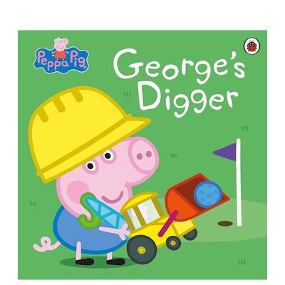 【预售】小猪佩奇：乔治和挖掘机 Peppa Pig: George and the Digger 原版英文儿童绘本