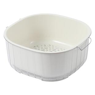 卡罗特沥水篮洗菜盆厨房双层滤水洗菜篮子家用洗水果淘菜盆水果盘