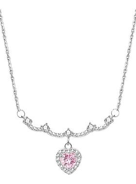 原创纯银爱心项链女轻奢小众2024新款爆款礼物送女友GLYNNA格林娜