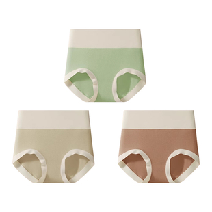 高腰德绒保暖内裤女款加绒加厚磨毛女士护腰护肚子秋冬天2025新款