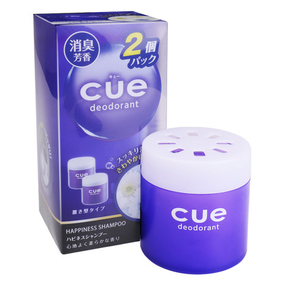 日本cue汽车香膏车载香薰除味剂