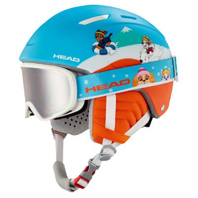 HEAD海德儿童滑雪头盔雪镜一体