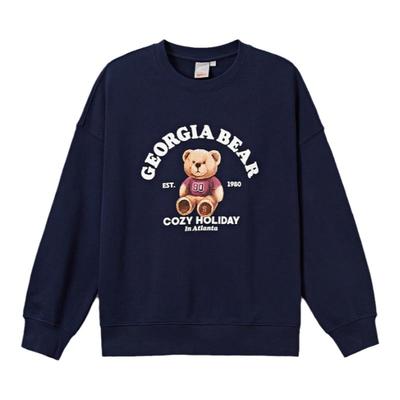 SPAO冬季新品女士印花圆领卫衣