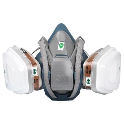 3M喷漆化工气体防尘防毒快扣面具