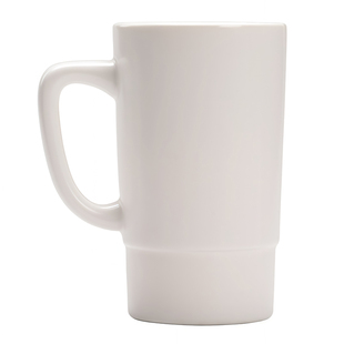 简约大容量马克杯耐高温陶瓷杯水杯家用办公室经典黑白款杯子定制