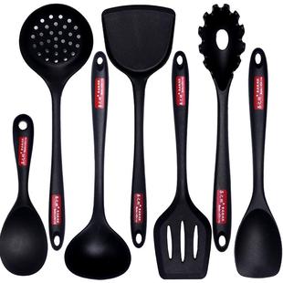 喜之助硅胶锅铲不粘锅专用铲家用炒菜铲子耐高温汤勺防烫厨具套装