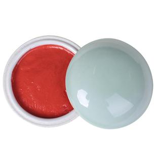 荣宝斋书画篆刻印泥朱砂贡砂红色印泥文房四宝黄朱专用红篆刻书画印泥