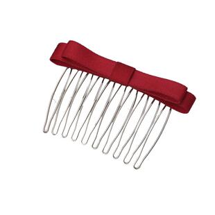 蝴蝶结发夹女夏季高级感发梳前额倒插梳侧边刘海碎发神器发插头饰