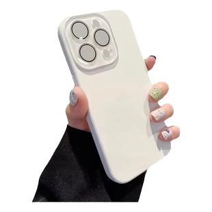 ins液态小视窗适用iPhone16promax手机壳液态硅胶苹果15全包镜头13新款情侣12小众高级感14pro男女简约保护套