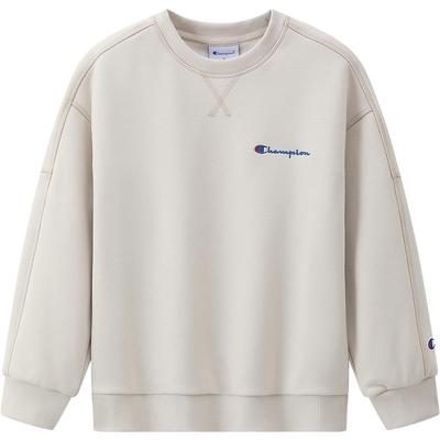 【加绒】Champion冠军童装25秋冬新款男女童经典刺绣运动圆领卫衣
