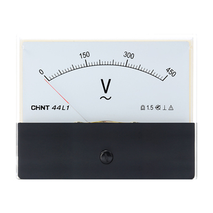 正泰交流指针式电压表44l1微型高压机械仪表59l1小型12v24v220380