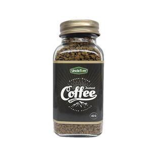 Uncle Tom冻干速溶无添加糖纯黑咖啡阿拉比卡咖啡豆低脂45g