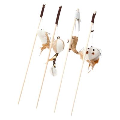 【超值购】猫玩具逗猫棒木杆逗猫