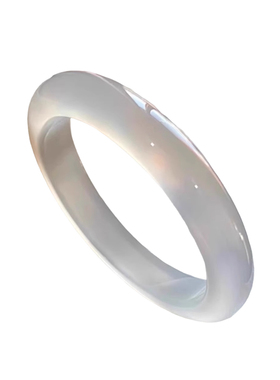 细条荔枝冻香槟金手镯白玉髓少女