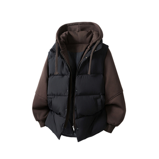 Hipanda你好熊猫秋冬季美式休闲棉服男士新款加棉加厚保暖外套GH