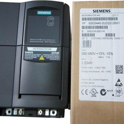议价6SE6440-2UD22-2BA1西门子MM440变频器2.2KW 6SE644O-2UD22-2