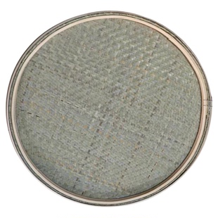 簸箕炊广东早餐竹制簸箕蒸肠粉竹窝竹筛圆形窝篮竹盖竹青顶峰竹艺