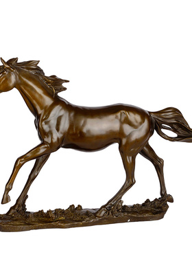 办公室家居客厅马到成功工艺品