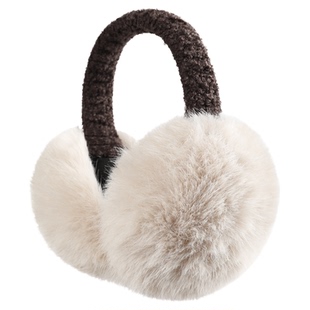 设计感毛绒保暖耳罩女秋冬季旅游户外通勤骑行护耳朵学生防冻耳暖