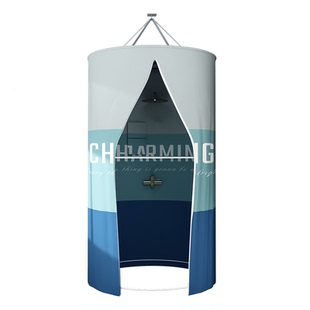 冬天洗澡浴罩保温保暖浴帐家用加厚保温罩浴室防水浴帘免安装围帐