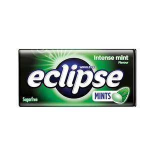 香港糖果美国eclipse易极无糖薄荷糖润喉糖护嗓提神清刘亦菲