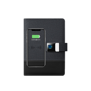 多功能商务年会礼品办公专用无线充电笔记本定制可印logo活页夹指纹解锁套装礼盒公司会议记录高档伴手纪念品