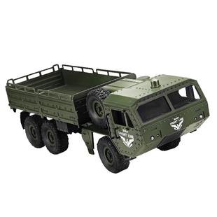 特大号电动遥控卡车汽车四驱越野车东风9号六驱六轮军事玩具儿童