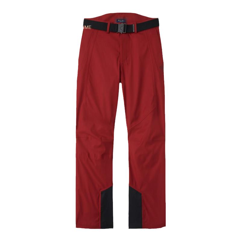 Loro Piana/诺悠翩雅男裤红色防水织物滑雪长裤