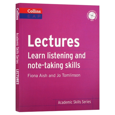 Lectures Learn Listening and Note-taking Skills 英文原版 讲座 如何听讲及做笔记 柯林斯学术技能系列 附CD英文版进口英语书籍
