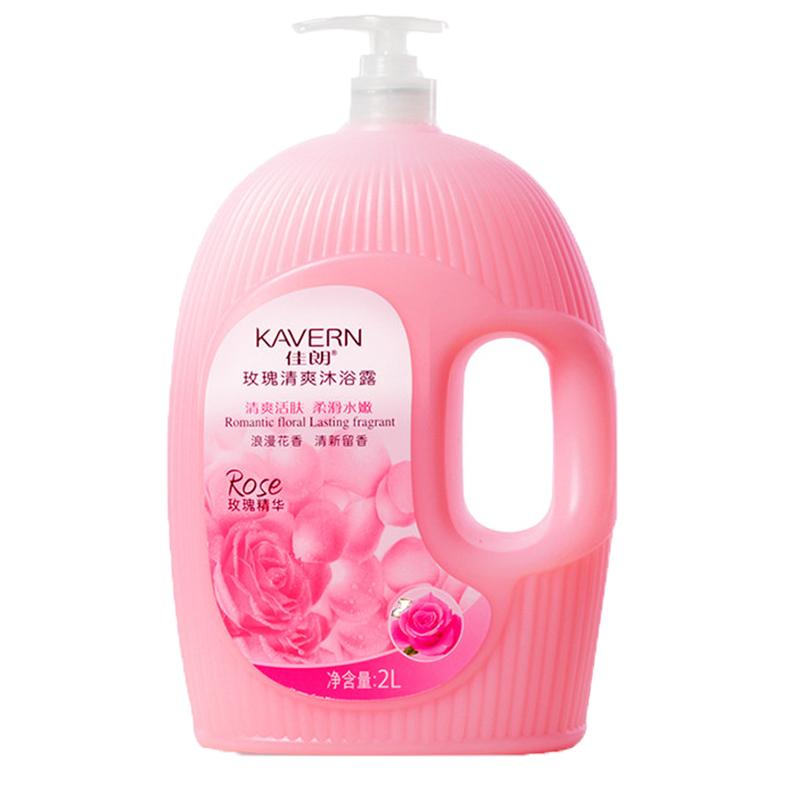 佳朗超大瓶家庭装玫瑰香水沐浴露