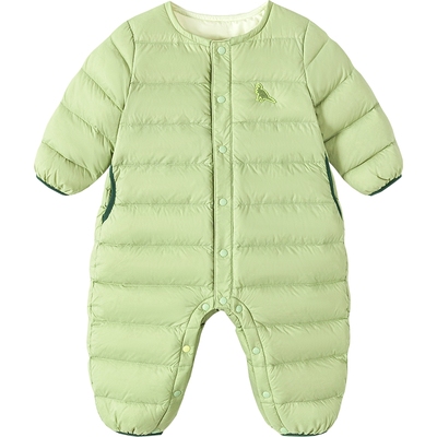 【三防】迷你巴拉巴拉羽绒连体衣婴儿衣服宝宝保暖爬服2025新款