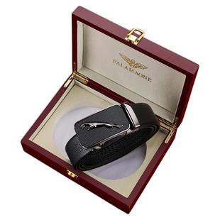 法莱阿玛尼真皮腰带男士自动扣正品牛皮裤带男高端奢侈品皮带新款