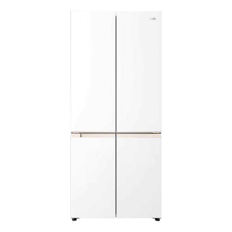 美的出品华凌520十字四门电冰箱零嵌家用变频60cm超薄底部散热