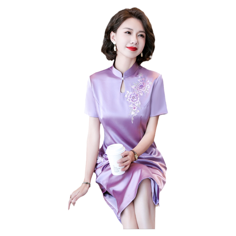 迪芬·璐嘉气质优雅婚宴礼服旗袍