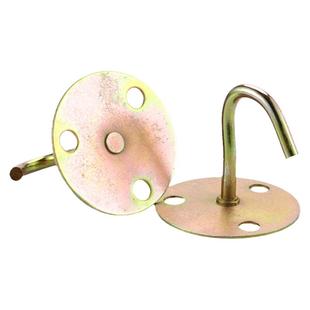 彩锌U型挂钩吊扇沙包钩固定钩抓钩起/承重吊钩锁扣挂钩墙壁铁吊钩