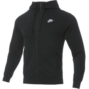 Nike耐克男款外套2026新款春季季加绒男士运动服卫衣休闲连帽夹克