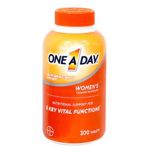 美国直邮Bayer拜耳One A Day男士女性成人复合维生素矿物质300粒