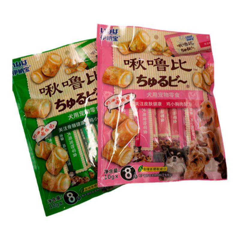 伊纳宝鸡胸肉干奖励零食磨牙棒