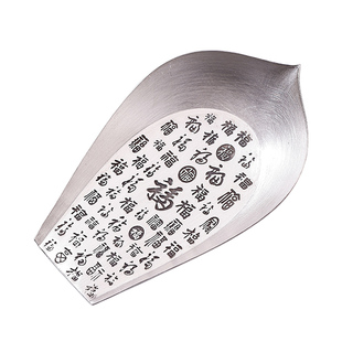 纯银茶则二件套手工日式茶针茶拨赏茶荷醒茶铲功夫茶具六君子配件