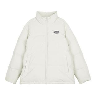 斯凯奇羽绒服男款冬季加绒保暖短款上衣女款白色外套男装女装棉服