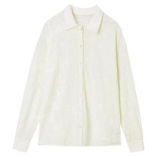 奥莱专柜撤柜正品 深圳南油TT春装新款 职业女性上衣中长款衬衫女