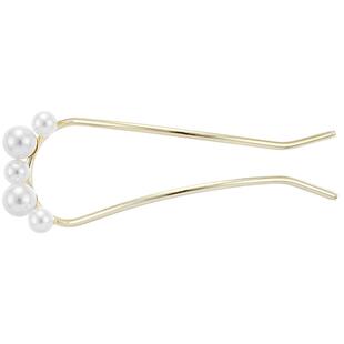2026年新款珍珠u型发簪新中式女高级感发钗簪子插梳盘发固定神器